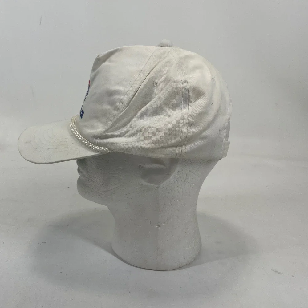 Vintage Snowsnake Ski Resort White Rope Snapback‎ Hat Young An Hat Co Mens OSFA